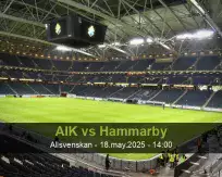 Pronóstico AIK Hammarby (18 mayo 2025)