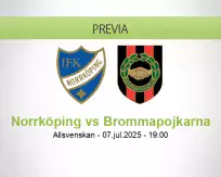 Pronóstico Norrköping Brommapojkarna (07 julio 2025)