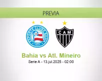 Pronóstico Bahia Atl. Mineiro (12 julio 2025)