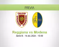 Pronóstico Reggiana Modena (14 diciembre 2024)