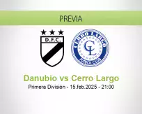 Pronóstico Danubio Cerro Largo (15 febrero 2025)