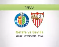 Pronóstico Getafe Sevilla (30 marzo 2024)