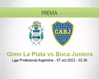 Gimn La Plata vs Boca Juniors