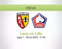 Pronóstico Lens Lille (26 octubre 2024)