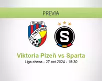 Pronóstico Viktoria Plzeň Sparta (27 octubre 2024)