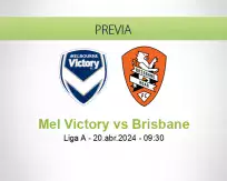 Pronóstico Mel Victory Brisbane (20 abril 2024)