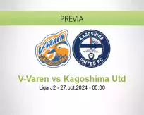 Pronóstico V-Varen Kagoshima Utd (26 octubre 2024)