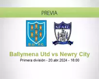Pronóstico Ballymena Utd Newry City (20 abril 2024)