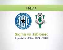 Pronóstico Sigma Jablonec (26 octubre 2024)