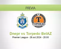 Pronóstico Dnepr Torpedo BelAZ (26 octubre 2024)