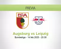 Pronóstico Augsburg Leipzig (14 febrero 2025)