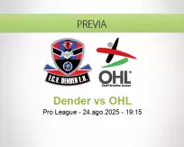 Pronóstico Dender OHL (24 agosto 2025)