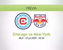 Pronóstico Chicago New York (26 julio 2025)