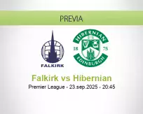 Pronóstico Falkirk Hibernian (23 septiembre 2025)