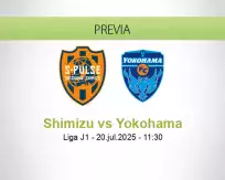 Pronóstico Shimizu Yokohama (20 julio 2025)