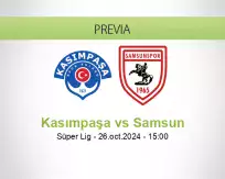 Pronóstico Kasımpaşa Samsun (26 octubre 2024)