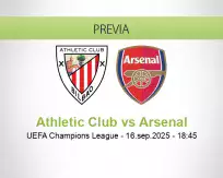 Pronóstico Athletic Club Arsenal (16 septiembre 2025)