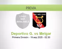 Pronóstico Deportivo G. Melgar (19 septiembre 2025)