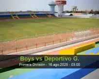 Pronóstico Boys Deportivo G. (15 agosto 2025)
