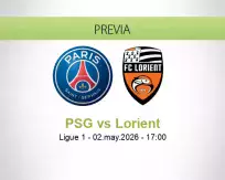 PSG vs Lorient
