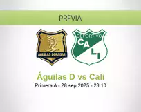 Pronóstico Águilas D Cali (28 septiembre 2025)