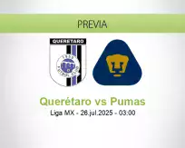 Pronóstico Querétaro Pumas (25 julio 2025)