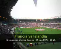 Francia vs Islandia