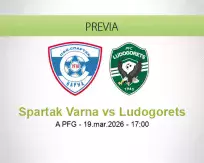 Spartak Varna vs Ludogorets