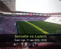 Pronóstico Servette Luzern (31 agosto 2025)