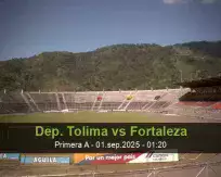 Pronóstico Dep. Tolima Fortaleza (31 agosto 2025)