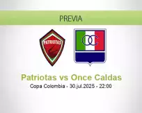 Pronóstico Patriotas Once Caldas (06 agosto 2025)