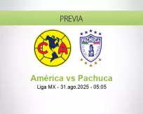 Pronóstico América Pachuca (30 agosto 2025)