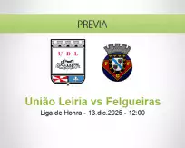 Pronóstico União Leiria Felgueiras (13 diciembre 2025)