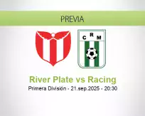 Pronóstico River Plate Racing (21 septiembre 2025)