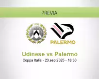 Pronóstico Udinese Palermo (23 septiembre 2025)