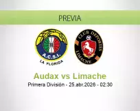 Pronóstico Audax Limache (24 abril 2026)