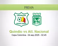 Pronóstico Quindío Atl. Nacional (04 septiembre 2025)