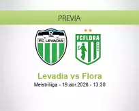 Pronóstico Levadia Flora (19 abril 2026)