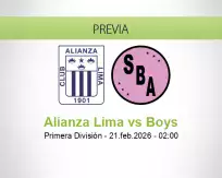 Alianza Lima vs Boys