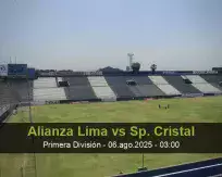 Pronóstico Alianza Lima Sp. Cristal (05 agosto 2025)
