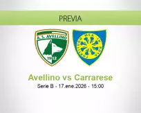 Pronóstico Avellino Carrarese (17 enero 2026)
