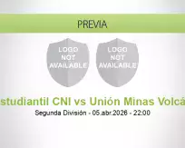 Pronóstico Estudiantil CNI Unión Minas Volcán (05 abril 2026)