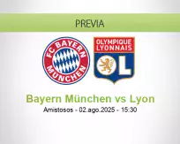 Pronóstico Bayern München Lyon (02 agosto 2025)