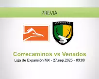 Pronóstico Correcaminos Venados (26 septiembre 2025)