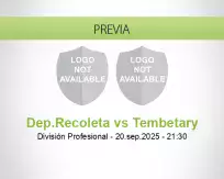 Pronóstico Dep.Recoleta Tembetary (20 septiembre 2025)