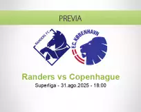 Pronóstico Randers Copenhague (31 agosto 2025)