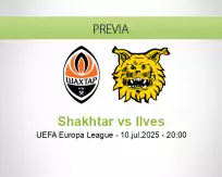 Pronóstico Shakhtar Ilves (10 julio 2025)