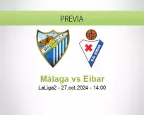 Pronóstico Málaga Eibar (27 octubre 2024)