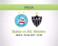 Pronóstico Bahia Atl. Mineiro (02 diciembre 2021)