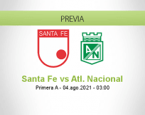 Santa Fe vs Atl. Nacional